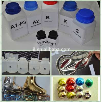 Gold & Silver Chrome plating Chemical for spray on chrome car wheel rims