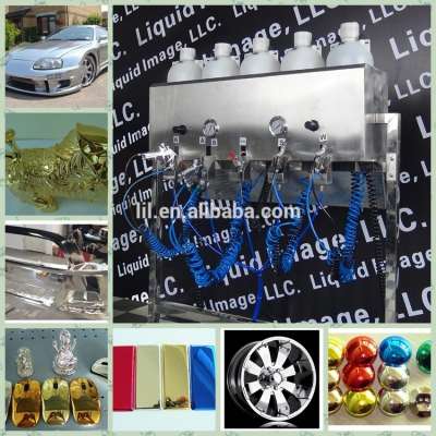 new starter small silver spray on chrome plating machine