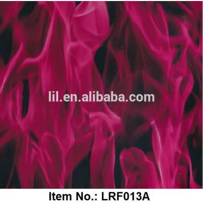 wholesale liqiud image No.LRF013A, original designed flame pva water transfer printing hydrographic film