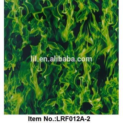 wholesale liqiud image No.LRF012A-2, original designed flame pva water transfer printing hydrographic film