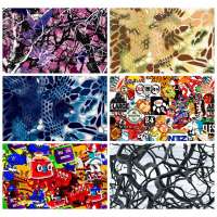 royalty design water transfer printing paper, hydrographic film water transfer No. LYH-FS02 A3 size 20 patterns