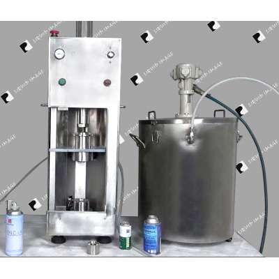 Liquid Image new arrival Automatic Aerosol filling unit machine No.LYH-FU01