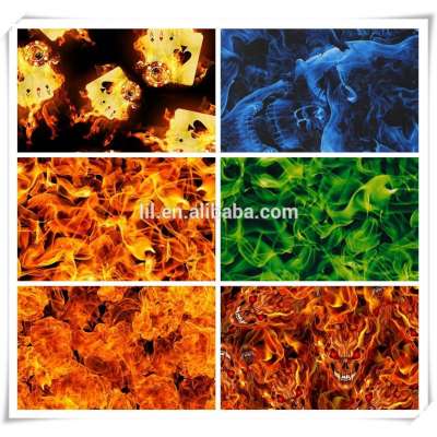 Royalty design hydrographic film, hydro dipping film No. LYH-FSF04 A3 size flame